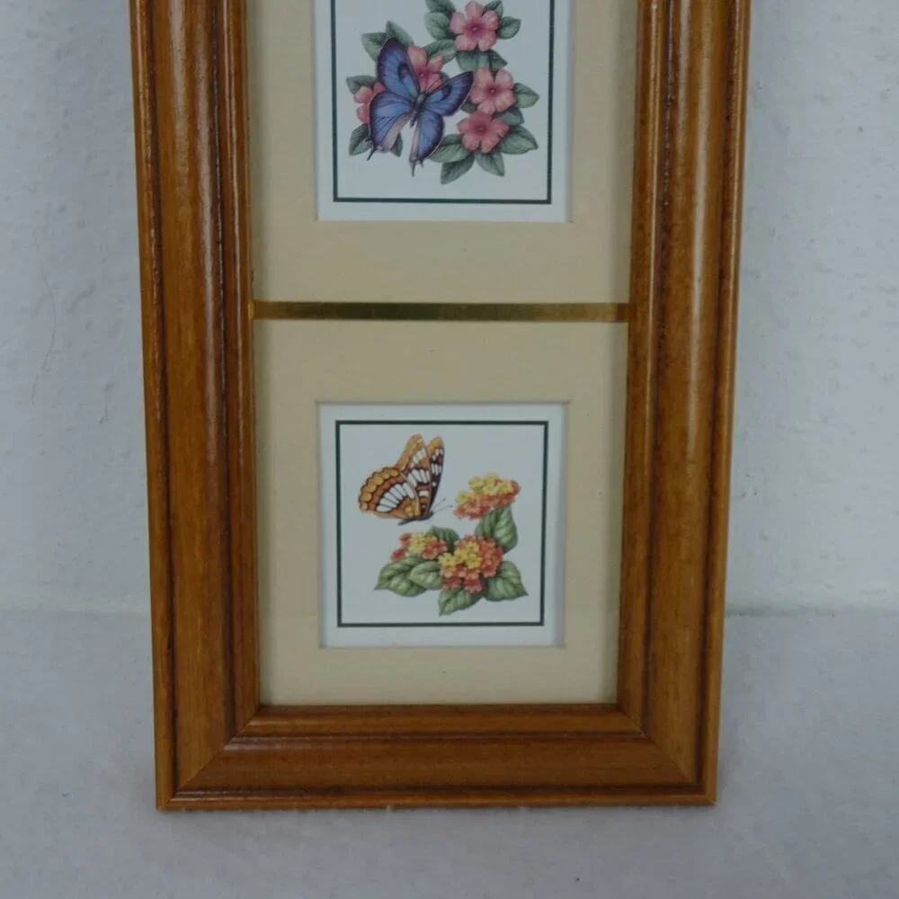 Heartfelt Decor Mini Wood Framed Square Photos Butterfly Rectangle Frame